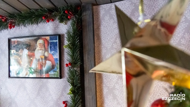 Fot. Robert Stachnik [Radio Szczecin] Na Pogodnie stanął domek św. Mikołaja [WIDEO, ZDJĘCIA]