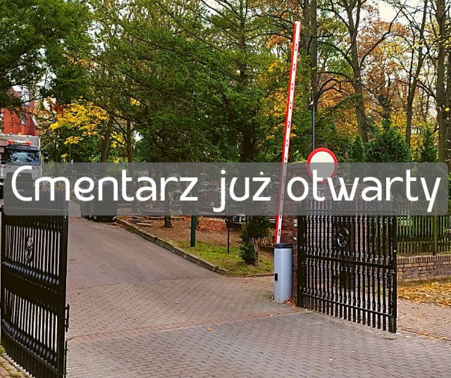 Można już odwiedzać groby bliskich na cmentarzu w Gryfinie. Zakaz wstępu został zdjęty.