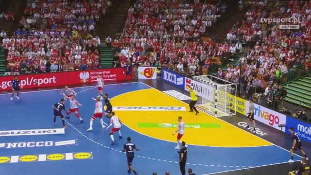 Wynikiem 26-24 zakończył się pierwszy mecz Biało-czerwonych w tych MŚ. Spotkanie rozegrano w katowickim Spodku.