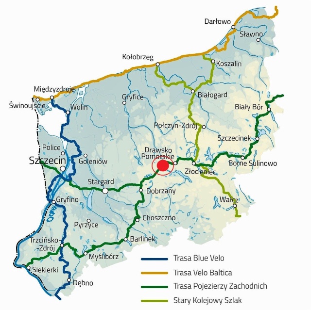 Jeszcze w tym roku pojedziemy rowerem z Bornego Sulinowa do Szczecinka - właśnie przekazano wykonawcy plac budowy.