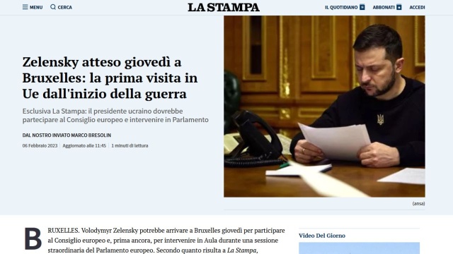 Prezydent Ukrainy może wciąć udział w unijnym szczycie w czwartek w Brukseli - poinformowała włoska gazeta La Stampa.