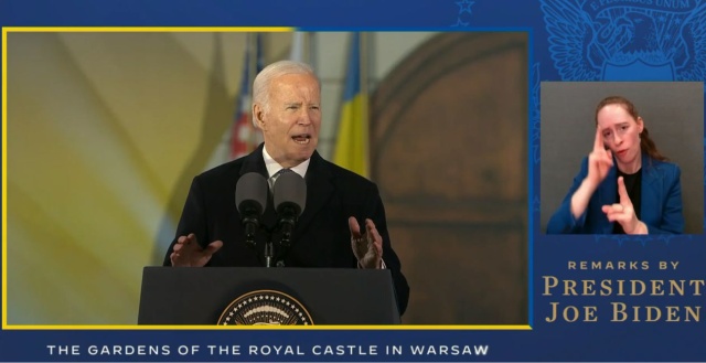 Joe Biden w Polsce: Kijów trzyma się mocno