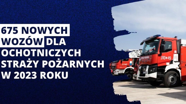 Ochotnicze Straże Pożarne otrzymają dofinansowanie do 675 wozów strażackich. 24 z nich trafi do strażaków w woj. zachodniopomorskim - min. do Polanowa, Trzcińska-Zdroju, Człopy, Parlina, Karcina, Wyszomierza i Rydzewa.