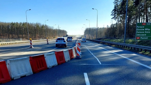 Chodzi o odcinek między węzłem Klucz, a węzłem Gryfino.