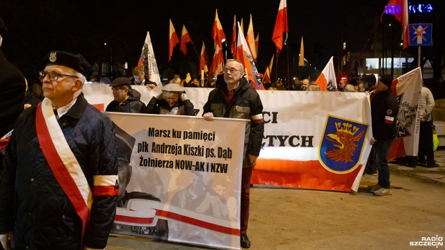 Marsz Pamięci Żołnierzy Wyklętych w Szczecinie [WIDEO, ZDJĘCIA]