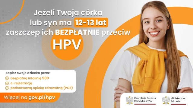 W prawie 100 punktach w regionie można zapisać się na szczepienia przeciwko HPV.