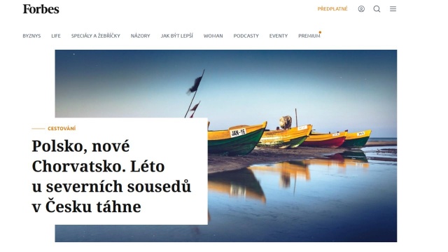 Polska staje się dla Czechów nową Chorwacją - pisze portal czeskiej edycji magazynu Forbes. Jak czytamy w artykule, coraz więcej Czechów decyduje się na wakacje w Polsce, a jednym z głównych kierunków ich podróży są nadbałtyckie plaże.