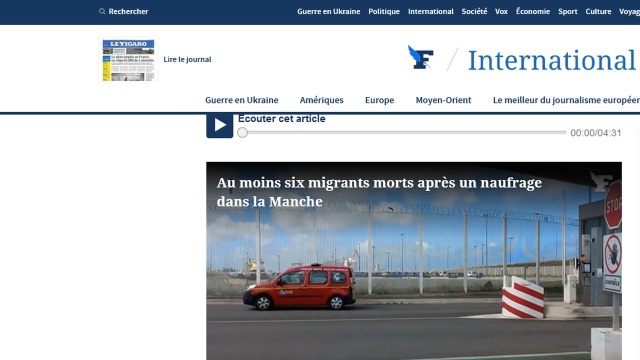 Sześć osób zginęło, gdy łódź przewożąca migrantów do Wielkiej Brytanii zatonęła w Kanale La Manche - poinformowały francuskie władze.