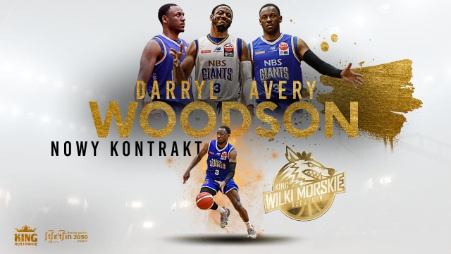 King Szczecin ma nowego koszykarza. Darryl Avery Woodson został zawodnikiem Wilków Morskich.