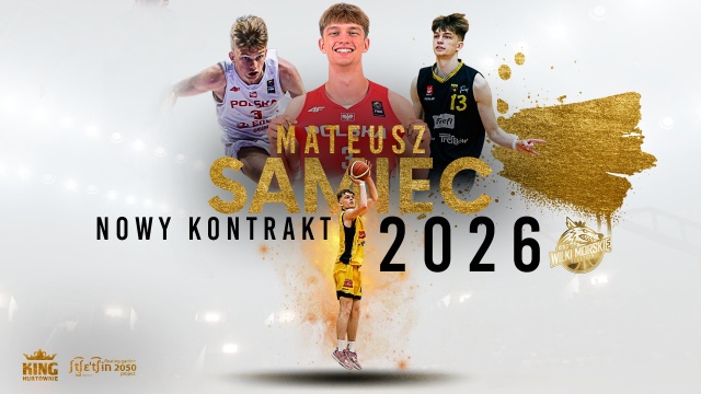 King Szczecin pozyskał utalentowanego reprezentanta Polski. 18-letni Mateusz Samiec podpisał trzyletni kontrakt z Wilkami Morskimi.