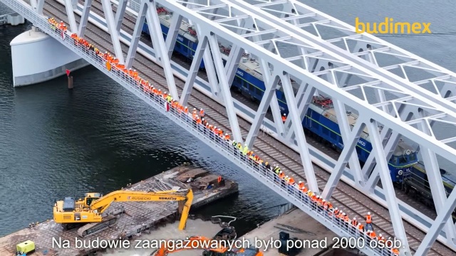 Test obciążenia nowego mostu nad Regalicą [WIDEO]