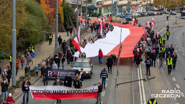 Polak Polakowi bratem to hasło 13. Szczecińskiego Marszu Niepodległości.