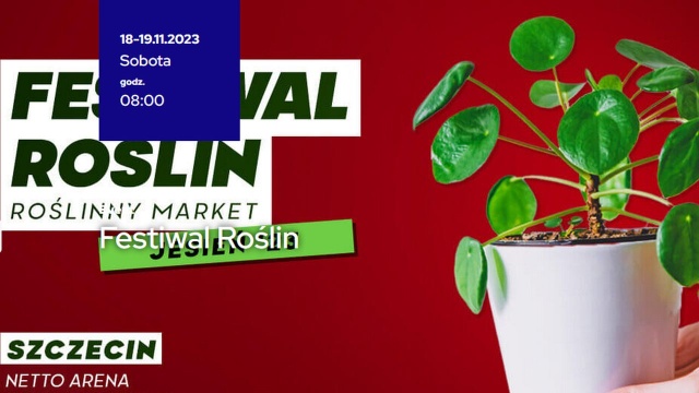 Jesienna edycja Festiwalu Roślin przez weekend w Netto Arenie - oprócz kwiatów, krzewów i drzewek będzie można kupić nawozy, środki ochrony roślin, podłoża czy akcesoria dla pasjonatów.