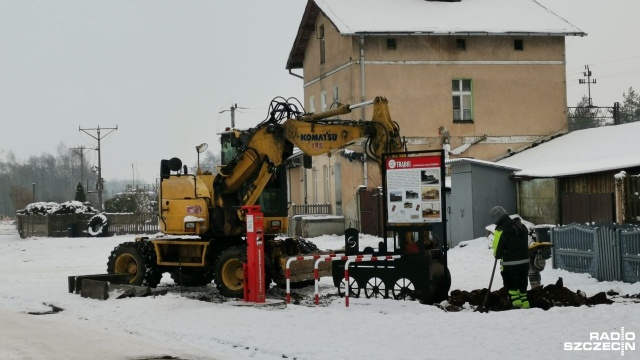 Nowe centrum przesiadkowe przy stacji PKP w Trąbkach otwiera Gmina Marianowo.