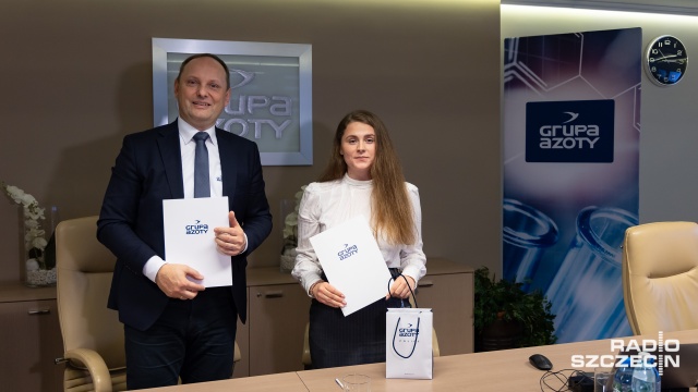 Malwina Niedźwiedź po raz drugi została Ambasadorem Marki Grupy Azoty. To doktorantka 4. roku studiów Zachodniopomorskiego Uniwersytetu Technologicznego w Szczecinie na Wydziale Technologii i Inżynierii Chemicznej.