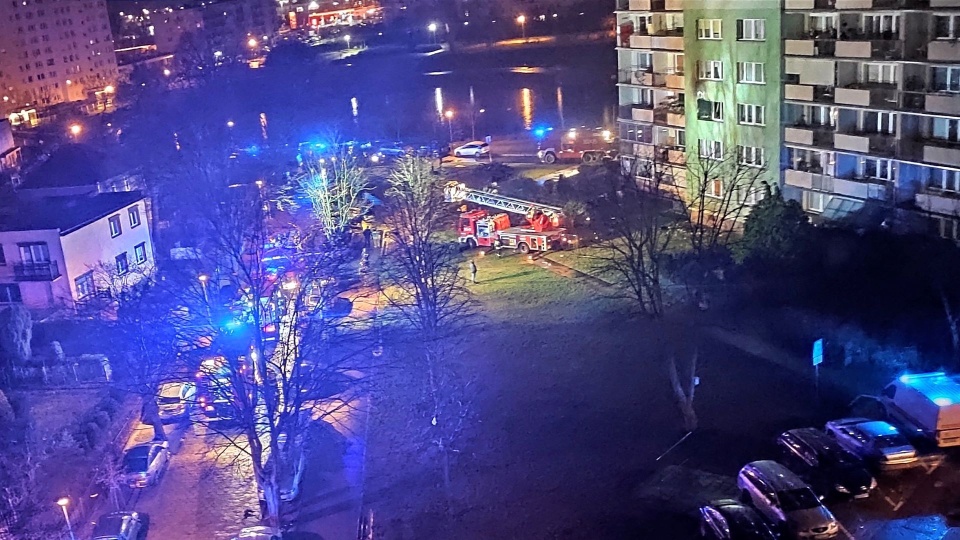 Tragiczny pożar w Szczecinie fot. słuchacz Adam