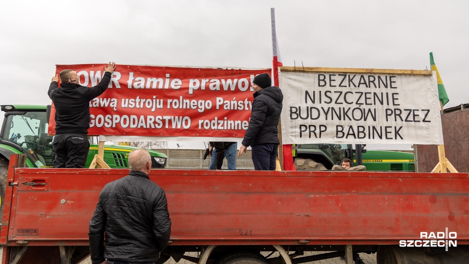 Protest rolników. Kilkadziesiąt ciągników na ulicach Szczecina [ZDJĘCIA]