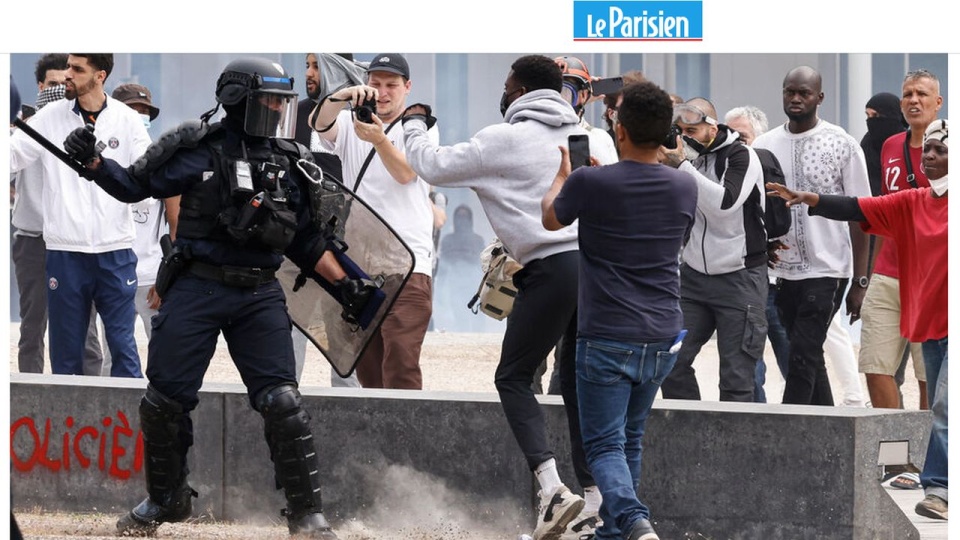 W regionie Paryża zatrzymano co najmniej 20 sprawców zamieszek. źródło: https://www.leparisien.fr