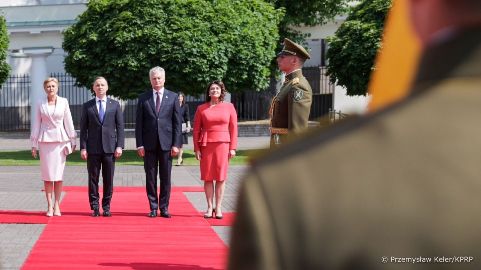 Andrzej Duda rozpoczął trzydniową wizytę w litewskiej stolicy. źródło: https://twitter.com/prezydentpl