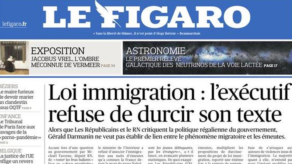 Z badania, które opublikował "Le Figaro", wynika, że po zamieszkach 71 procent badanych chce ograniczenia migracji, a 59 procent Francuzów chce zaostrzenia ustawy imigracyjnej, która ma trafić do parlamentu jesienią. źródło: https://lefigaro.fr