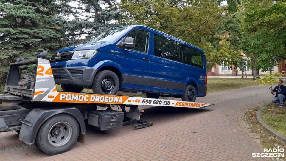 Nowy pojazd kosztował 253 tys. złotych i został zakupiony w ramach Budżetu Obywatelskiego na 2023 rok. Fot. Joanna Maraszek [Radio Szczecin]