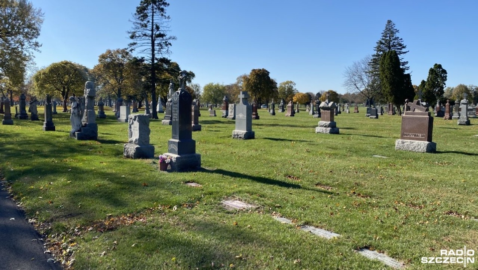 Cmentarz św. Wojciecha w Chicago. Fot. Jan Pachlowski [Radio Szczecin]
