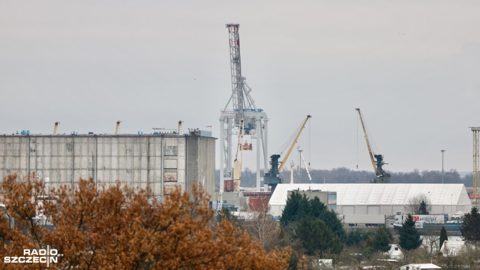 Suwnica została wyprodukowana w Irlandii przez firmę Liebherr. Fot. Robert Stachnik [Radio Szczecin]