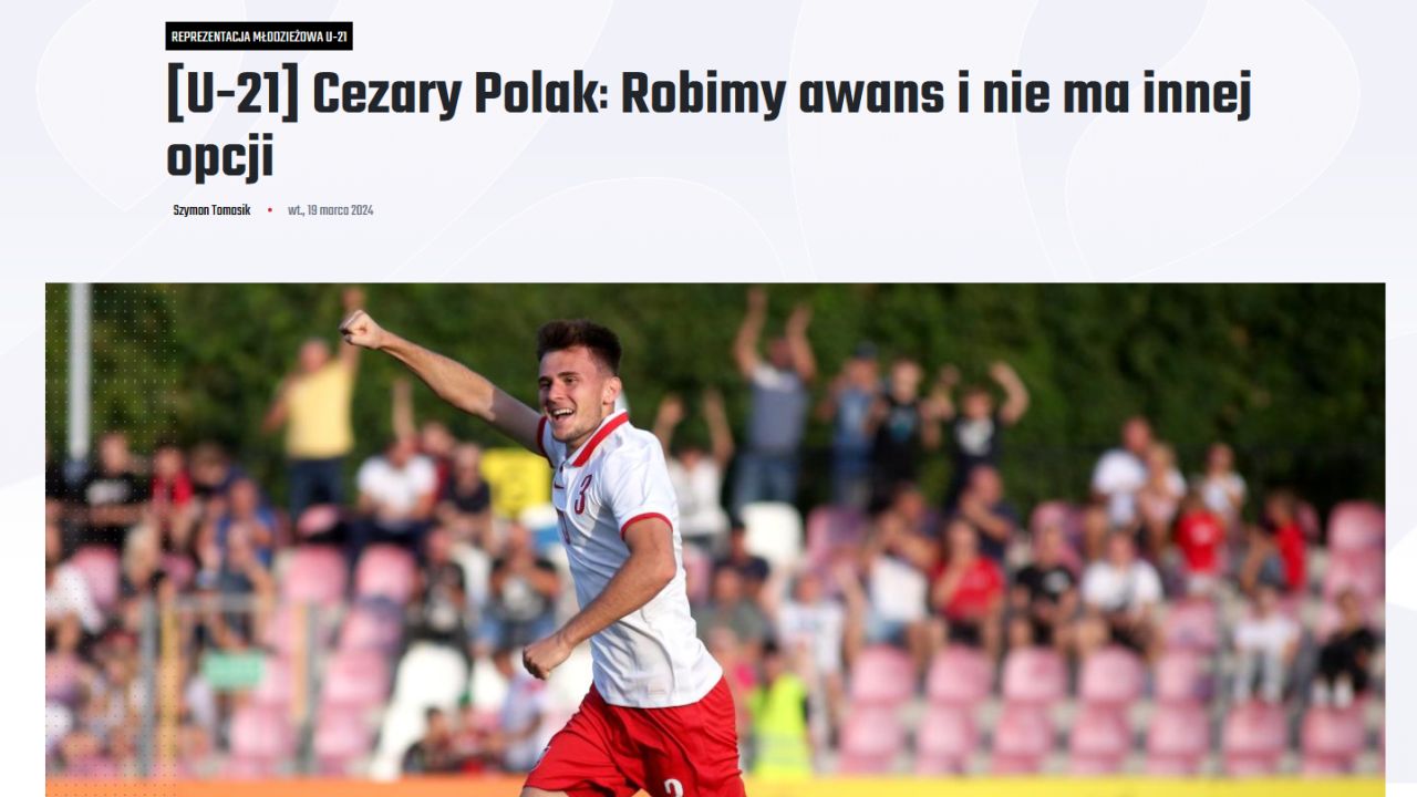 Z pierwszoligowej Kotwicy Kołobrzeg do mistrza Polski. Młodzieżowy reprezentant kraju Cezary Polak został nowym piłkarzem Jagiellonii Białystok.