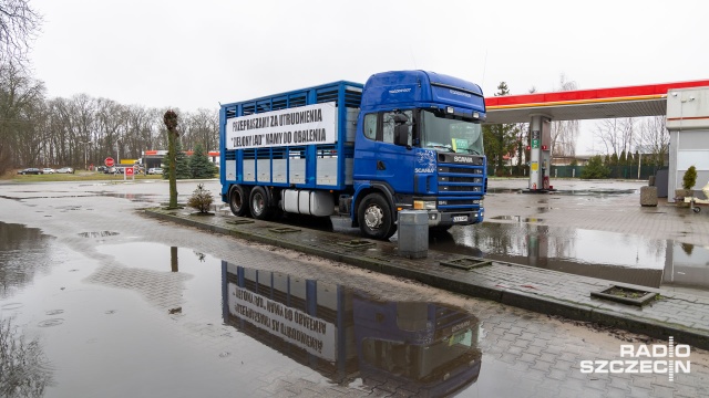 Fot. Robert Stachnik [Radio Szczecin] Kolejny dzień blokad. Rolnicy protestują [WIDEO, ZDJĘCIA]