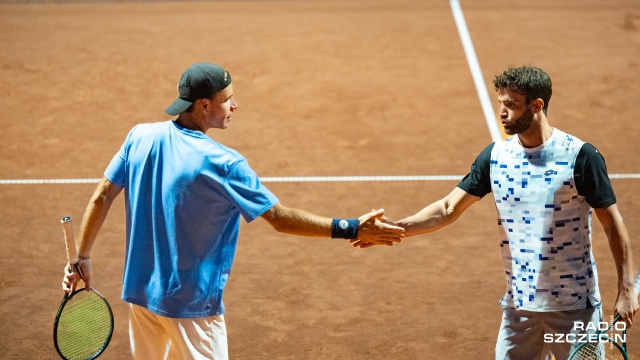 Fot. Robert Stachnik [Radio Szczecin] Polak w finale debla szczecińskiego challengera [ZDJĘCIA]