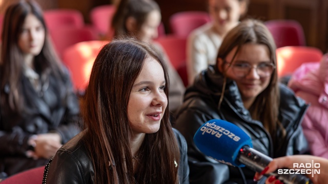 Fot. Robert Stachnik [Radio Szczecin] Uczniowie zgłębili tajniki pracy filmowców [WIDEO, ZDJĘCIA]