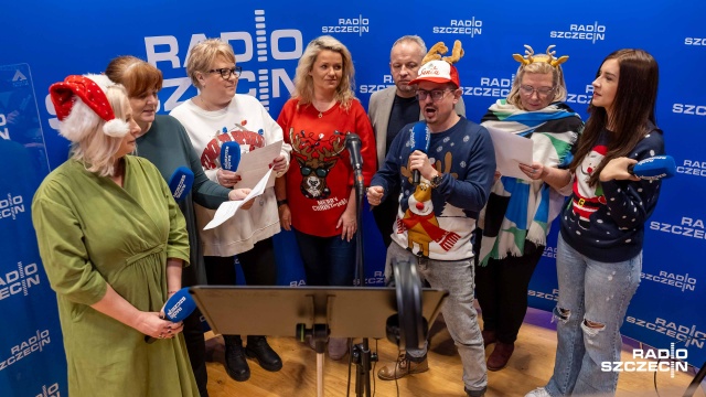 Fot. Robert Stachnik [Radio Szczecin] Zapraszamy na "Dobry na radio czas", pastorałkę nagraną specjalnie dla Was [WIDEO, ZDJĘCIA]