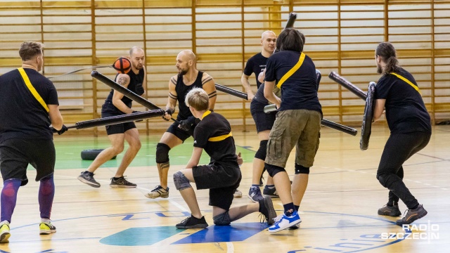 Fot. Robert Stachnik [Radio Szczecin] Rugby i szermierka w jednym, czyli Szczecin gra w juggera [WIDEO, ZDJĘCIA]