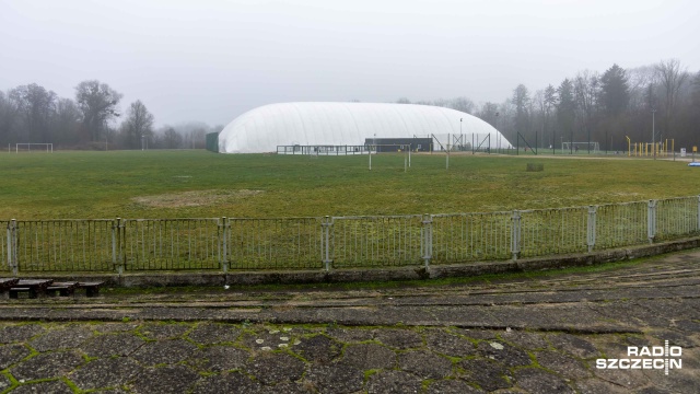 Fot. Robert Stachnik [Radio Szczecin] Nowy stadion, a więc nowa liga... [WIDEO, ZDJĘCIA]