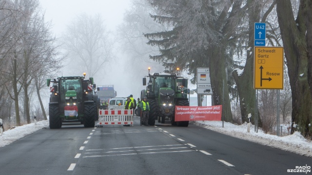 Polscy rolnicy będą wspierać niemiecką manifestację na granicy w Kołbaskowie