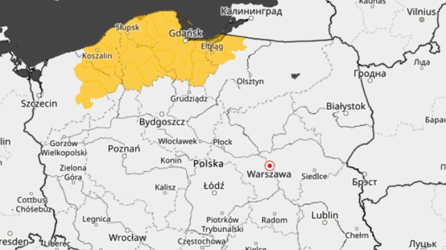 Najbliższej nocy nad Bałtykiem znajdzie się niż nazwany Helga, który będzie odpowiedzialny za zmianę pogody.
