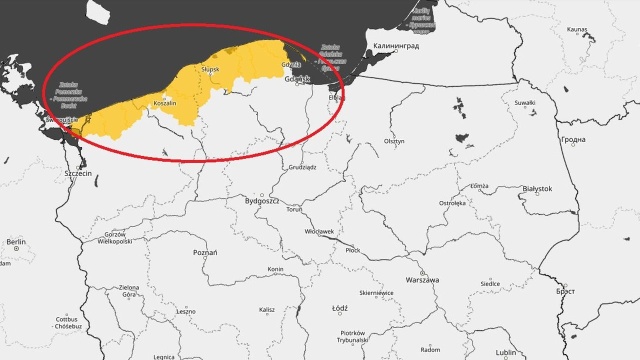 Przez Polskę przemieszczać się będą układy frontów atmosferycznych, które przyniosą głównie opady deszczu i deszczu ze śniegiem.