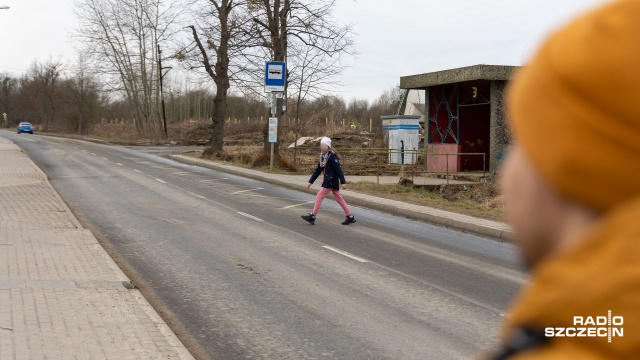 Mieszkańcy domagają się poprawy bezpieczeństwa na ulicy Polickiej w Szczecinie.