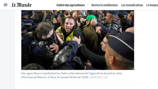 Nerwowa konfrontacja prezydenta Francji z protestującymi rolnikami. Emmanuel Macron rozmawiał z nimi na otwarciu Międzynarodowych Targów Rolnictwa w Paryżu - jednym z najważniejszych wydarzeń dla tej branży we Francji.