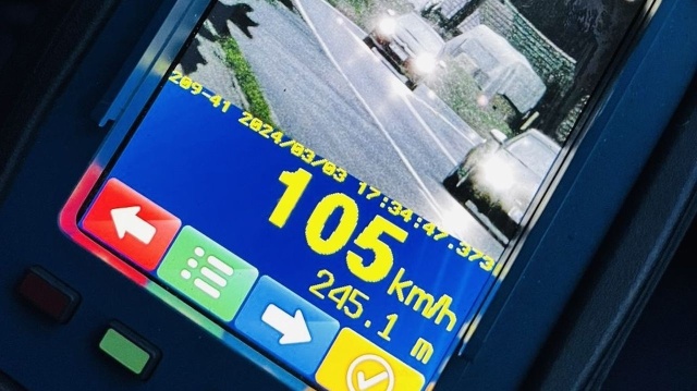 O 55 kilometrów przekroczył dopuszczalną prędkość kierowca ze Stargardu, który na trzy miesiące stracił prawo jazdy.