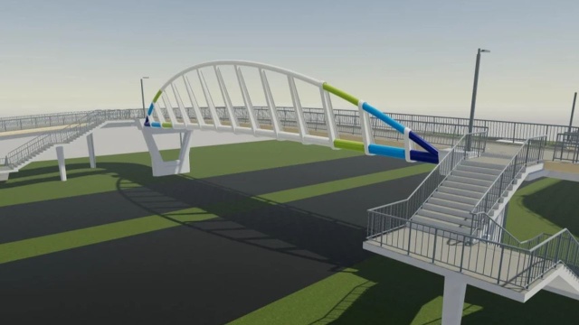 Będzie miała 35 metrów długości i 4 szerokości - to kładka, która stanie nad ulicą Struga w Szczecinie.