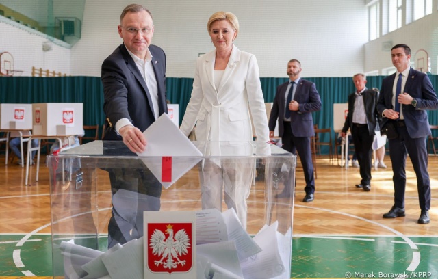 Para prezydencka głosowała w Krakowie