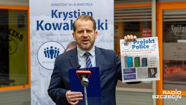 Grzegorz Ufniarz popiera Krystiana Kowalewskiego w II turze wyborów na burmistrza Polic.
