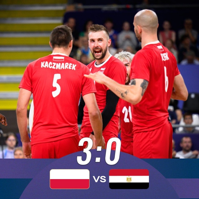 Reprezentacja Polski siatkarzy od zwycięstwa rozpoczęła rywalizację w turnieju olimpijskim w Paryżu. Biało-Czerwoni na inaugurację zmagań w grupie B pokonali Egipcjan 3:0.