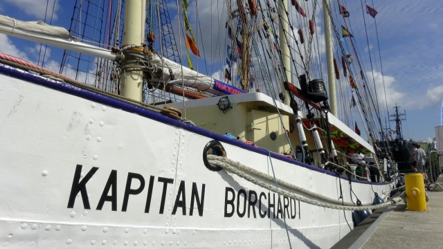 Uroczystości odbyły się na żaglowcu Kapitan Borchardt, który zacumował przy Łasztowni z okazji The Tall Ships Races 2024.