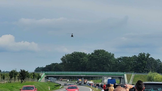 Do wypadku doszło za miejscowością Płoty w kierunku Kołobrzegu.