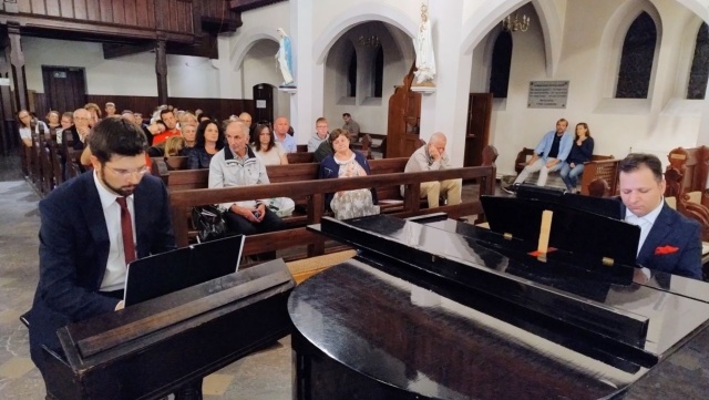 Pianista Krzysztof Gutowski oraz organista Tomasz Soczek gwiazdami kolejnego międzyzdrojskiego koncertu organowego. Wydarzenie, którego historia sięga już 25. lat, odbyło się w kościele pw. św. Piotra Apostoła.