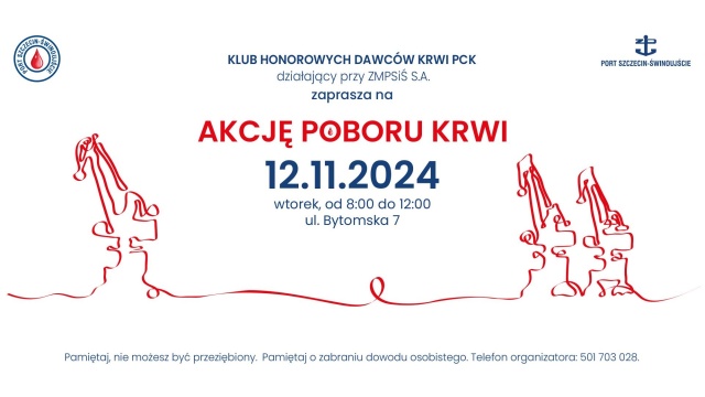 Bilet na mecz za oddanie krwi - taką akcję przygotował Klub Honorowych Dawców Krwi Portowcy.