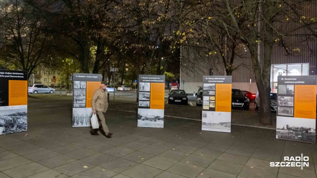 Druga wojna światowa. Piekło pod Szczecinem - to tytuł wystawy w Centrum Dialogu Przełomy poświęconej historii polickiej fabryki benzyny syntetycznej Hydrierwerke Plitz.