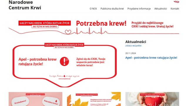 W całym kraju występują niedobory krwi związane z sezonem infekcyjnym.